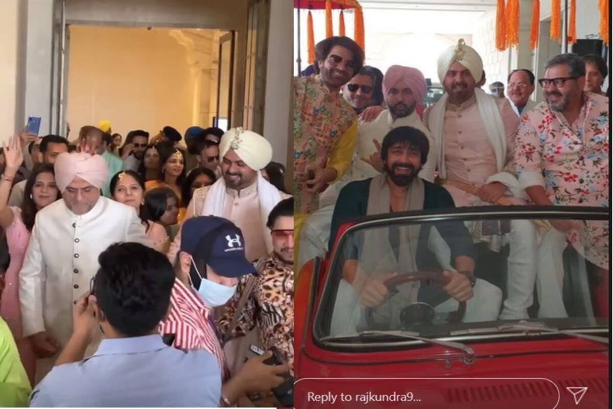 Harman Baweja's Wedding Baraat: Raj Kundra, Ashish Chowdhry, Aamir Ali  Dance Their Hearts Out on Dhol â€“ Watch Videos