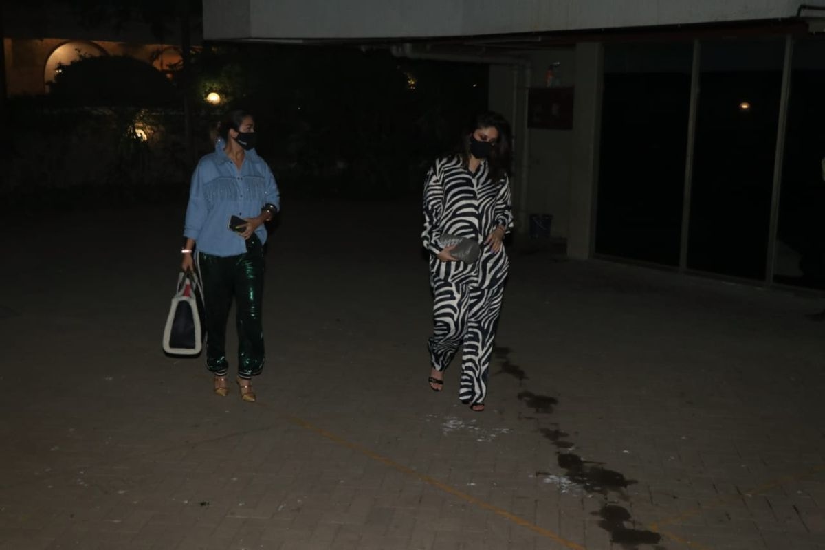 Kareena Kapoor Khan comforts herself with style in her post-baby look in casual zebra print co-rds