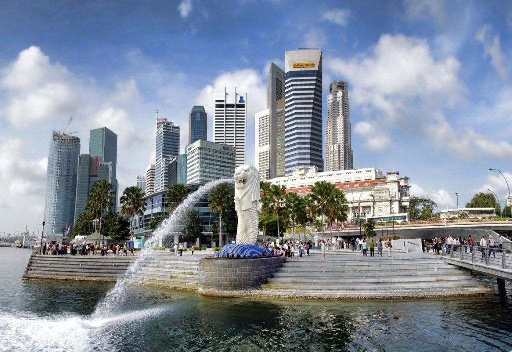 Singapore is in second place with a score of 190