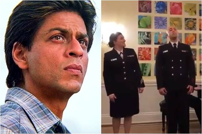 Shah Rukh Khan Goes All Nostalgic And Proud As Us Navy Band Sings Ye Jo Des Hai Tera Watch 4153