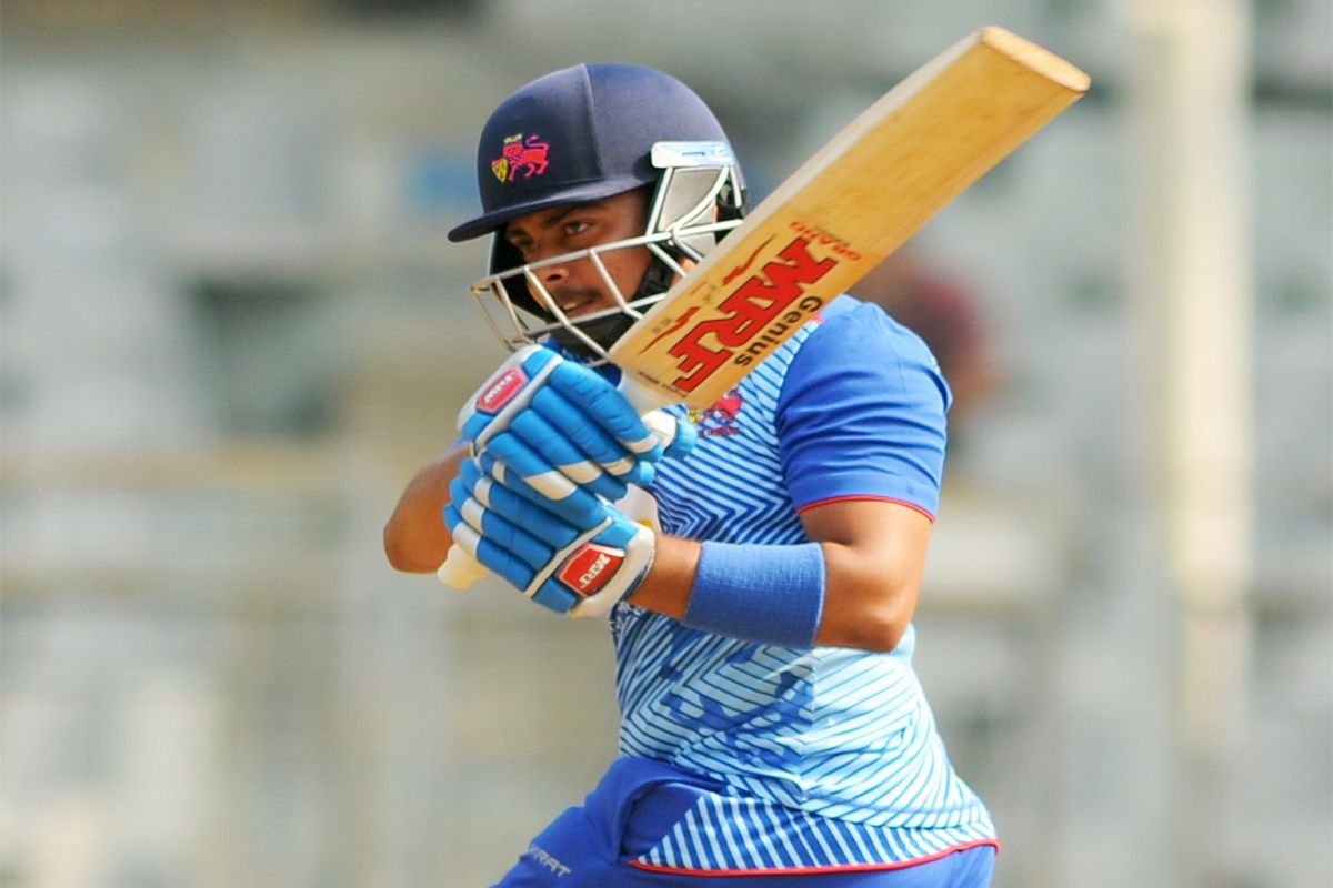 Prithvi Shaw Becomes First Player to Score 800 Runs in Vijay Hazare Trophy