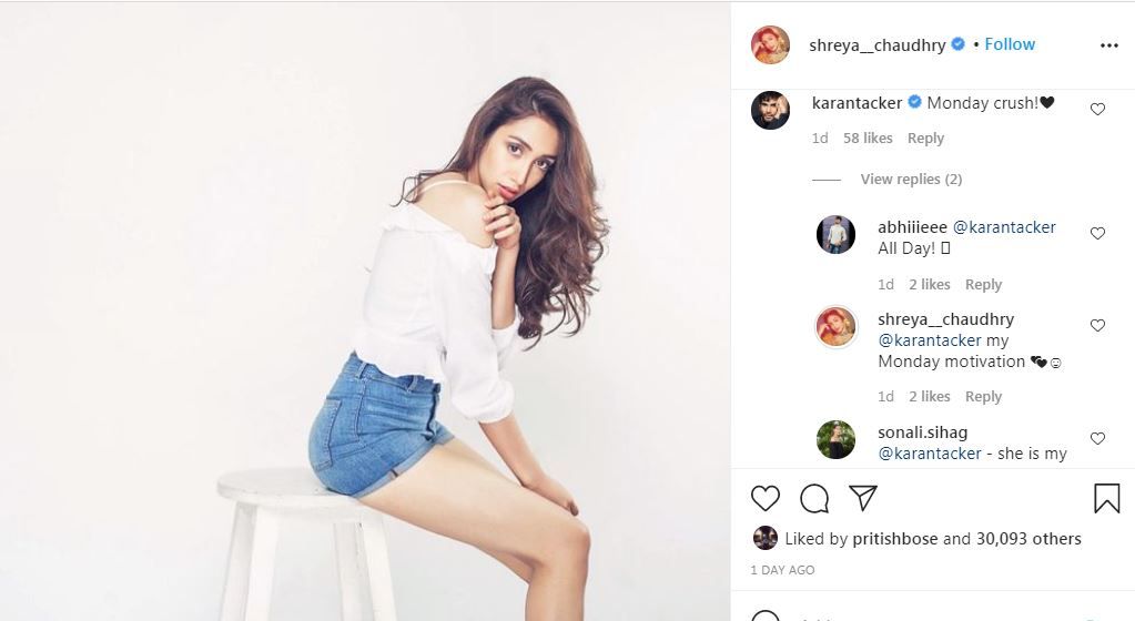 Karan Tacker and Shreya Chaudhry's conversations