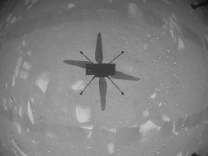 NASA Makes History As Ingenuity Helicopter Takes First Flight on Mars