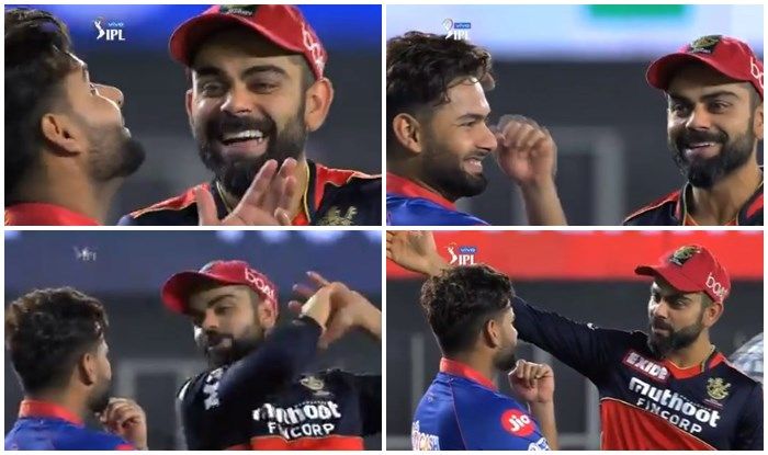 Virat Kohli-Rishabh Pants Bromance After RCB Beat DC In IPL 2021 Game ...