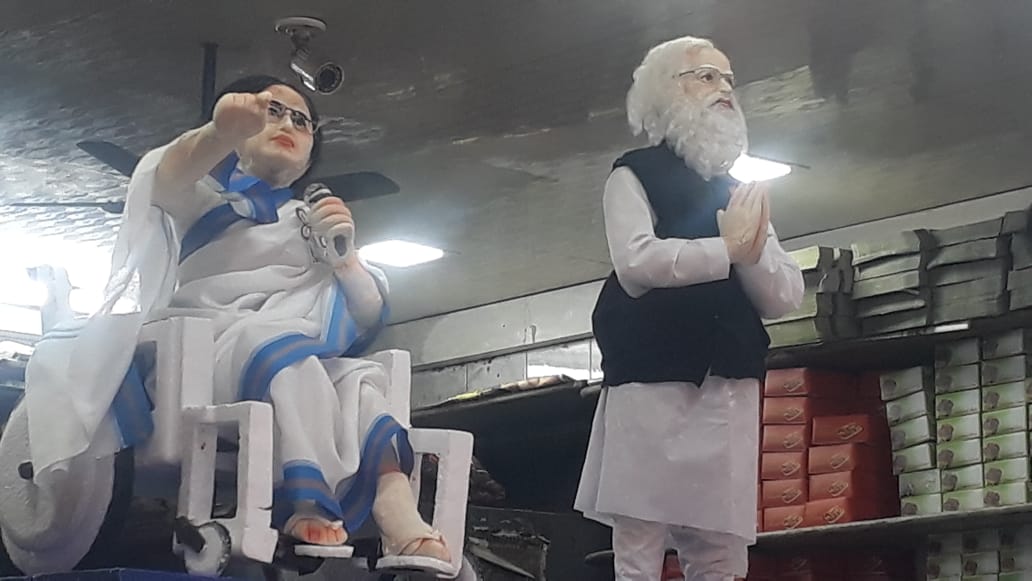 In This Howrah Sweet Shop, Mamata Banerjee And PM Modi Come Under One Roof | Photos
