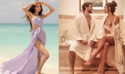 Alanna Panday क ब क न तस व र न मच ई सनसन तरकश स न कल गय त र अब द ल ह ग Kill Ananya Pandey Cousin Alanna Hot Bikini And Kissing With Boyfriend Increasing The Temperature In