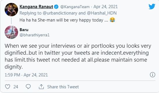 Kangana Ranaut Calls Taapsee Pannu She-Man, Netizens Troll Herii