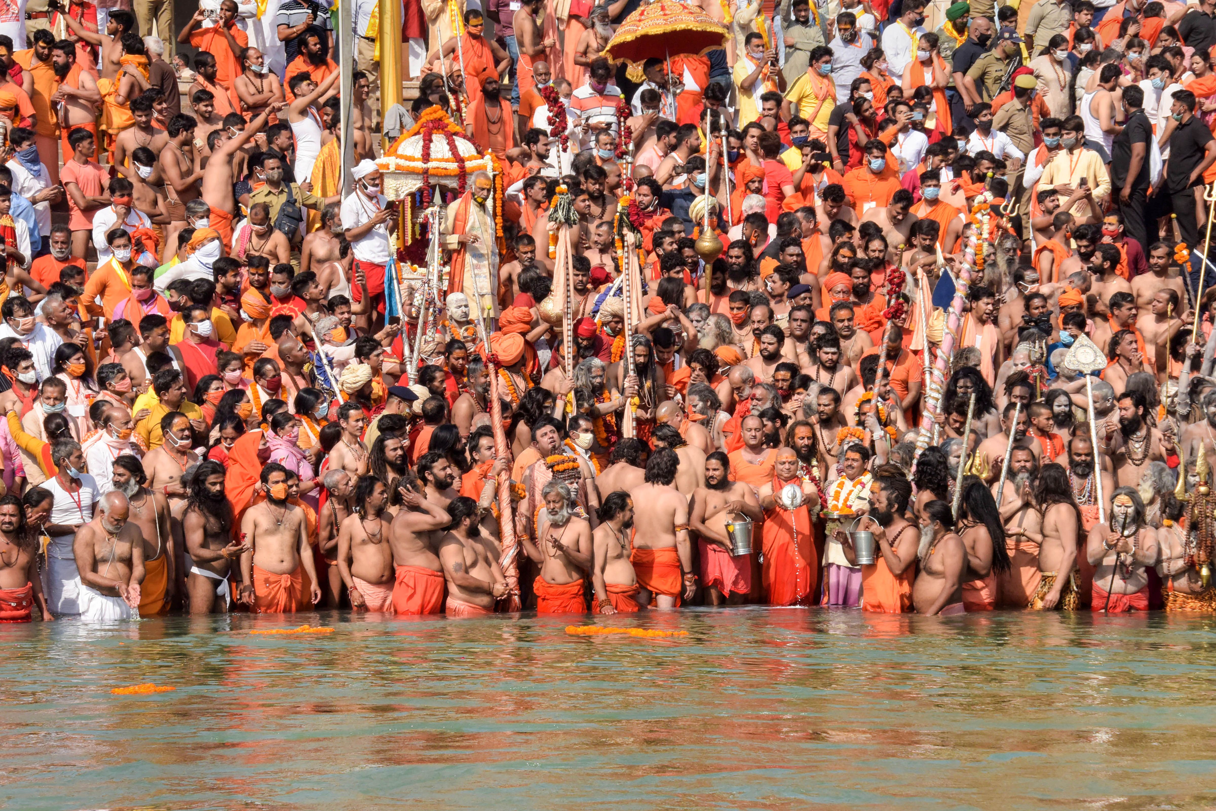 The Kumbh Mela returnees have been advised to resume normal activities only after their Covid test report result is negative.