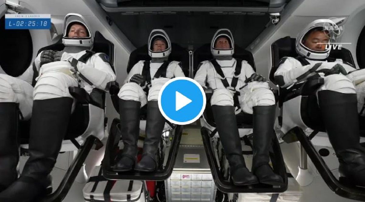 SpaceX Crew-2 Launches 4 NASA Astronauts to International Space Station | Watch Video