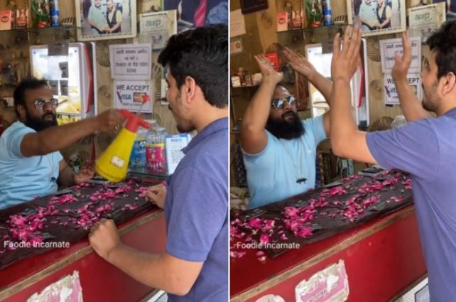 Next Level Swagaat: This Paanwale Bhaiya Welcomes His Customers in The Most Entertaining Way | Watch