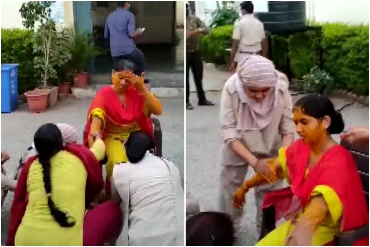 Cop's Haldi Ceremony Held At Police Station After Leaves Go Unapproved | Watch