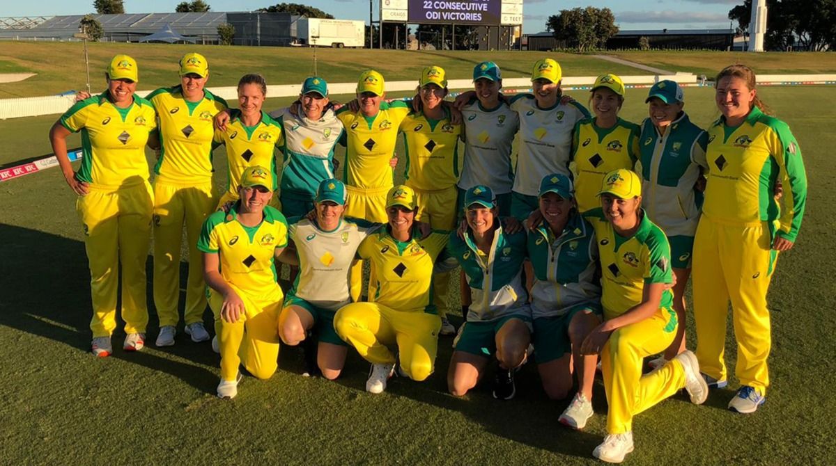 Australia Women's Cricket Team Made a World Record of 22 Consecutive Winnings