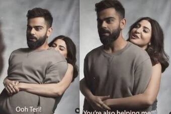 Oh Teri! Anushka Sharma Surprises Virat Kohli by Literally Lifting Him - Watch Their Goofy Video Oh Teri! Anushka Sharma Surprises Virat Kohli by Literally Lifting Him - Watch Their Goofy Video