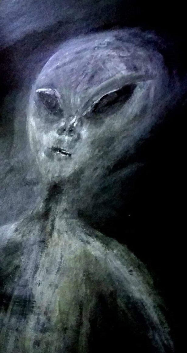 woman alien examination