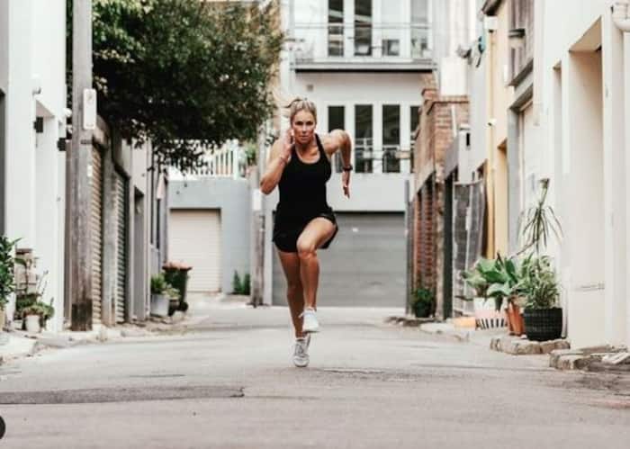 Candice Warner Running