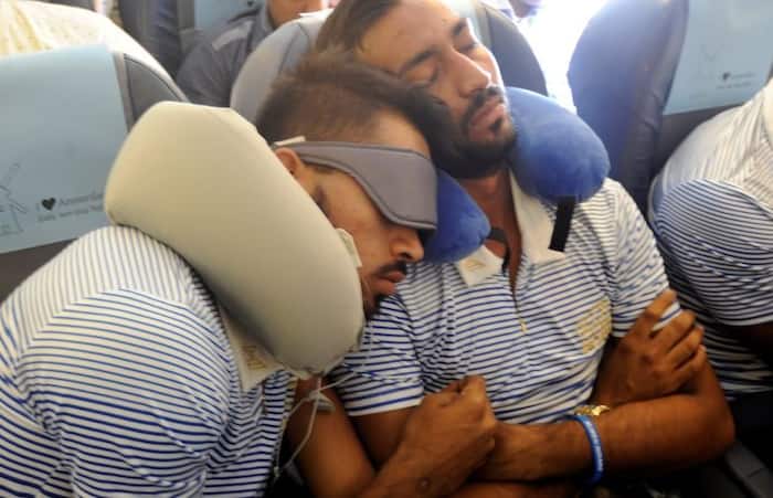 Hardik Krunal Pandya Sleeping