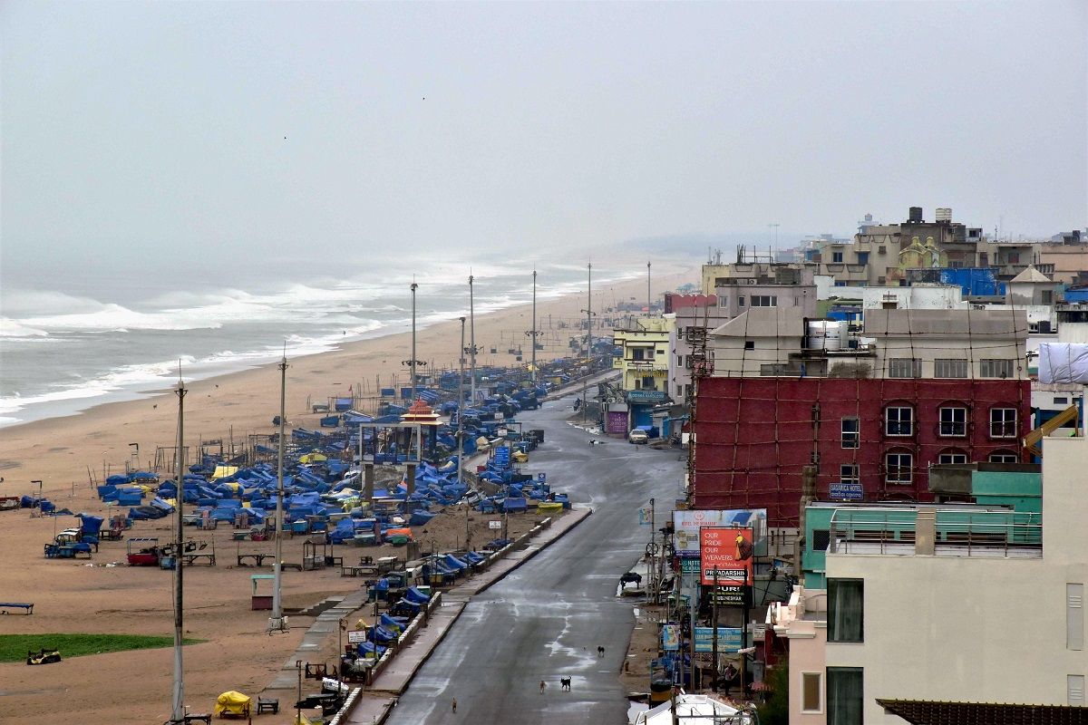 Cyclone Asani hit Coastal Areas