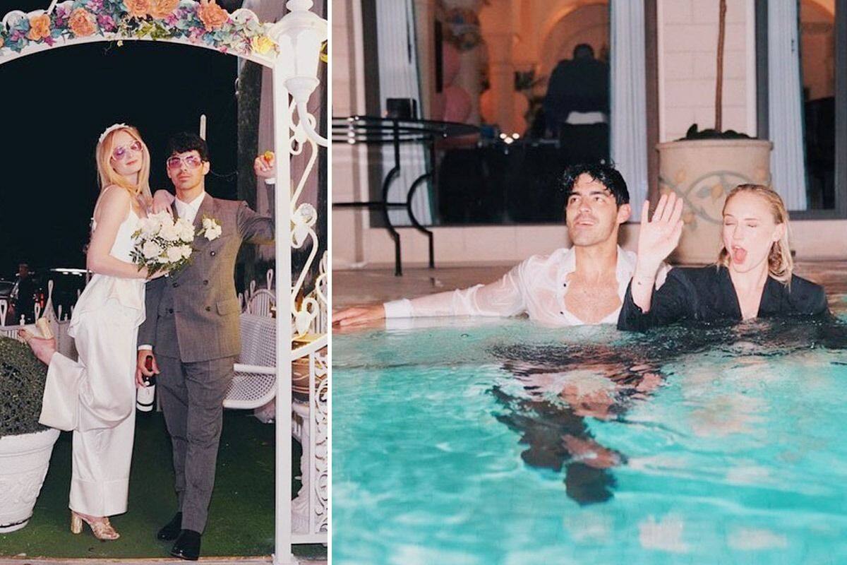 Sophie Turner and Joe Jonas Throw a Pre-Wedding Pool Party in France