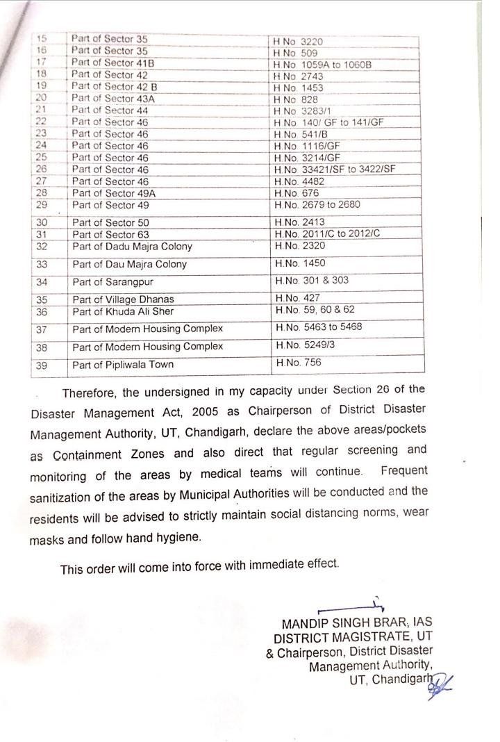 chandigarh lockdown