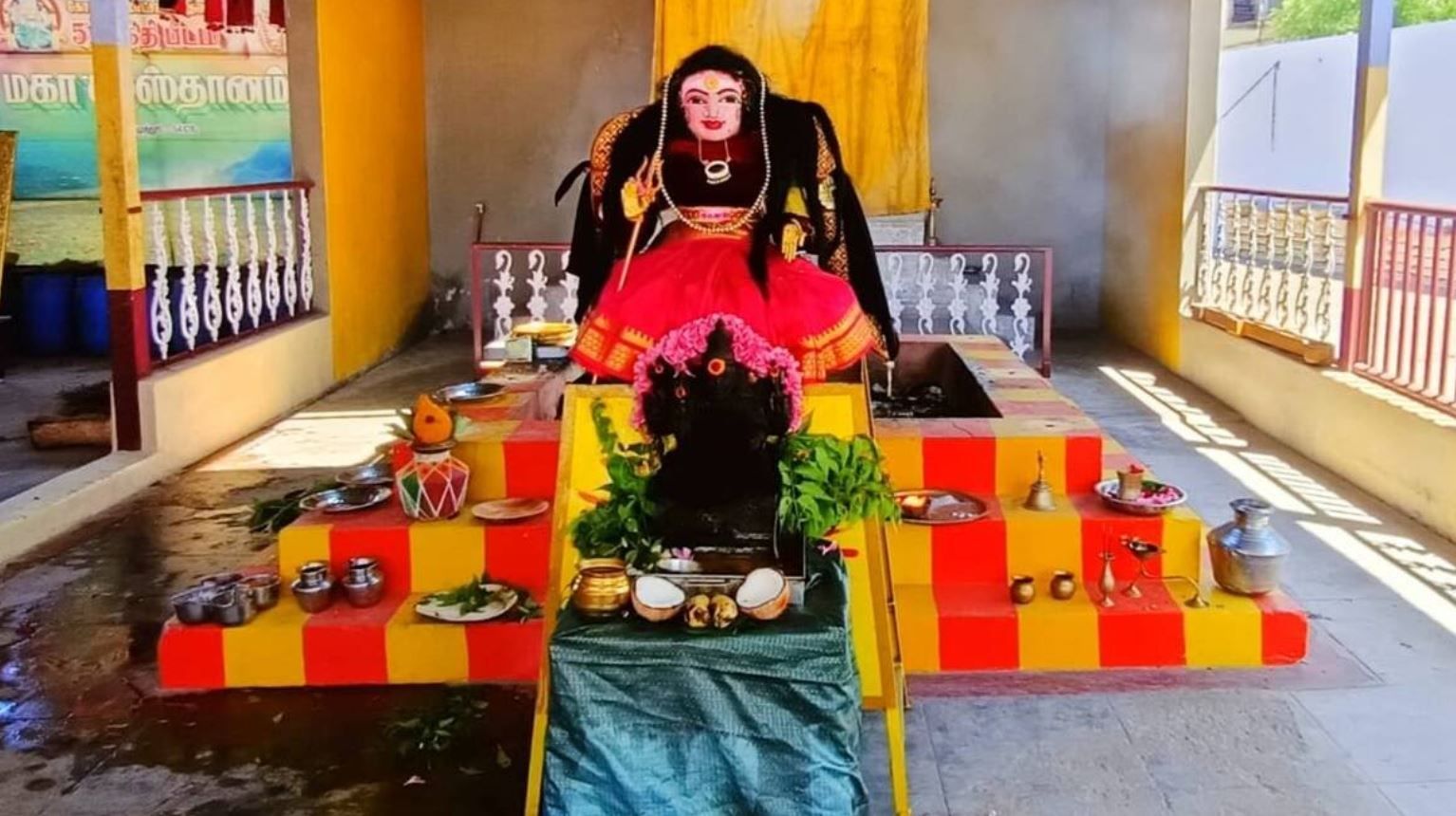 The temple authorities have also decided to hold special prayers for 48 days to please the Goddess 'Corona Devi'