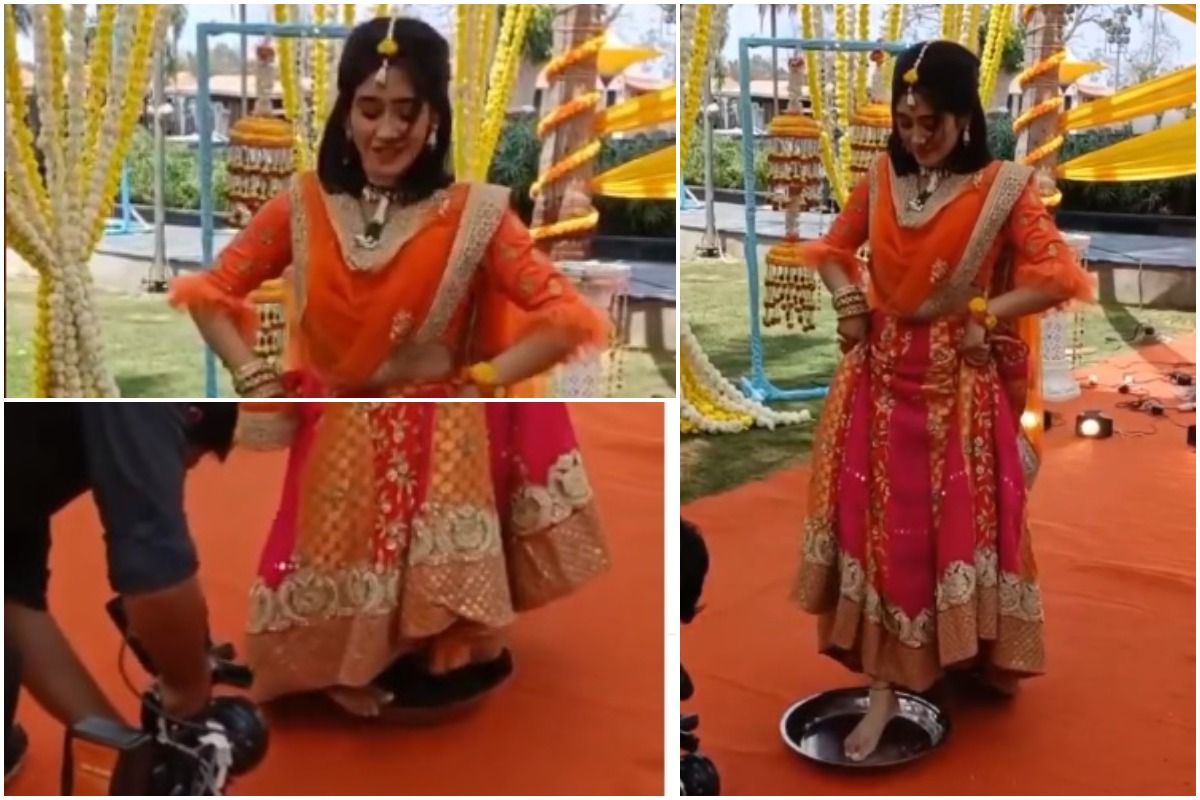Yeh Rishta Kya Kehlata Hai: Shivangi Joshi Aka Sirat Performs Ghoomar Dance on Plate