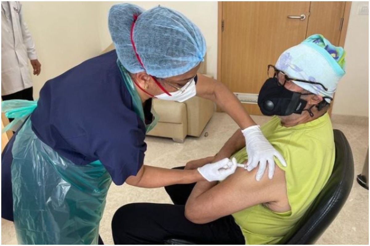 Amitabh Bachchan Takes Second Dose Of Coronavirus Vaccine, Shares Picture