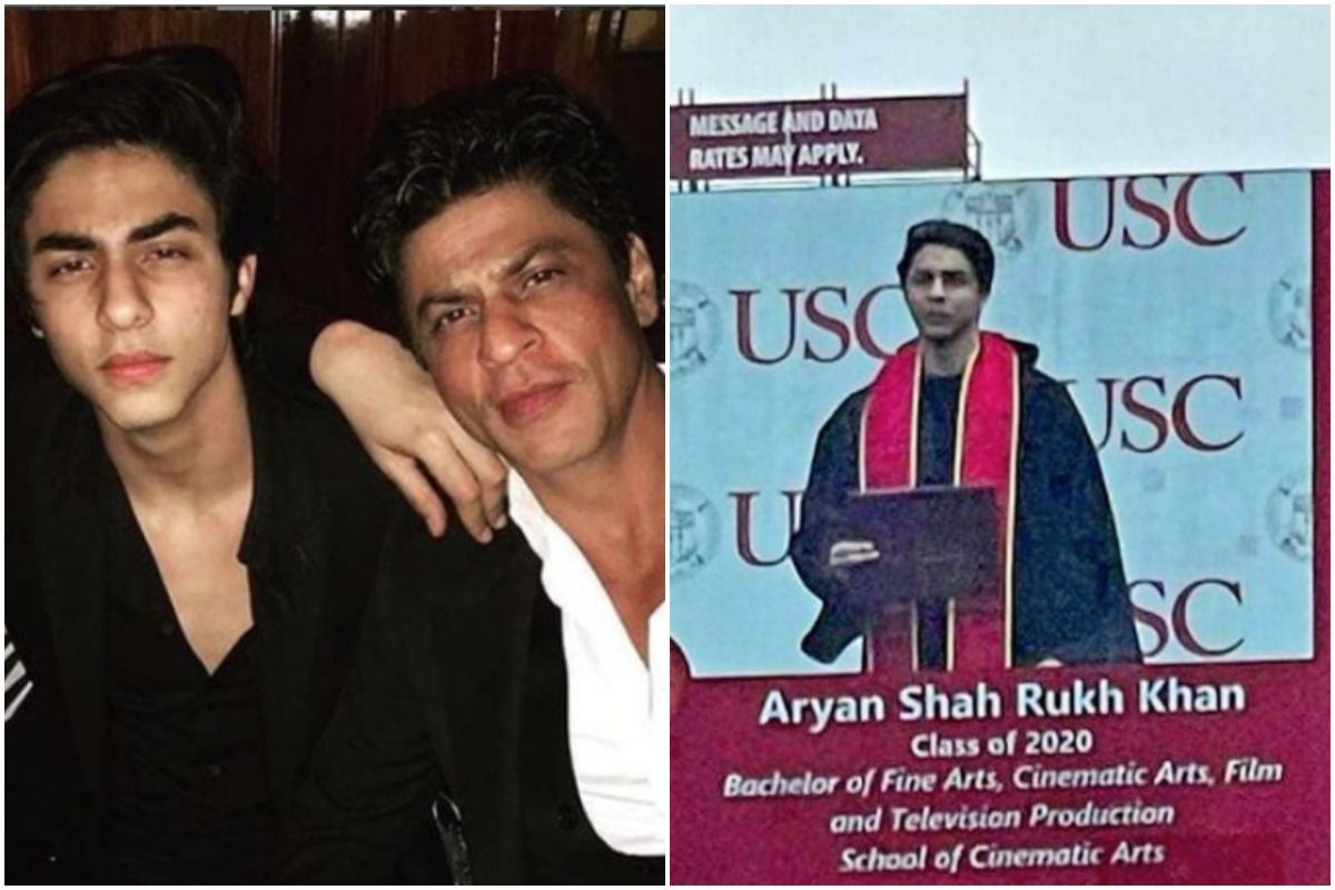 Shah Rukh Khan Son Aryan Khan Graduates Convocation Ceremony Picture