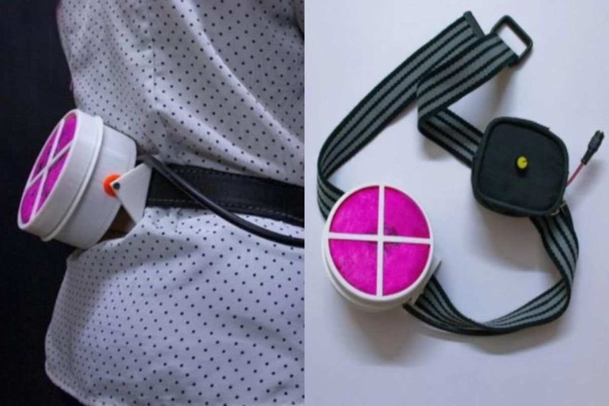 As per the final design, the product can be worn around the waist, just like a belt. 