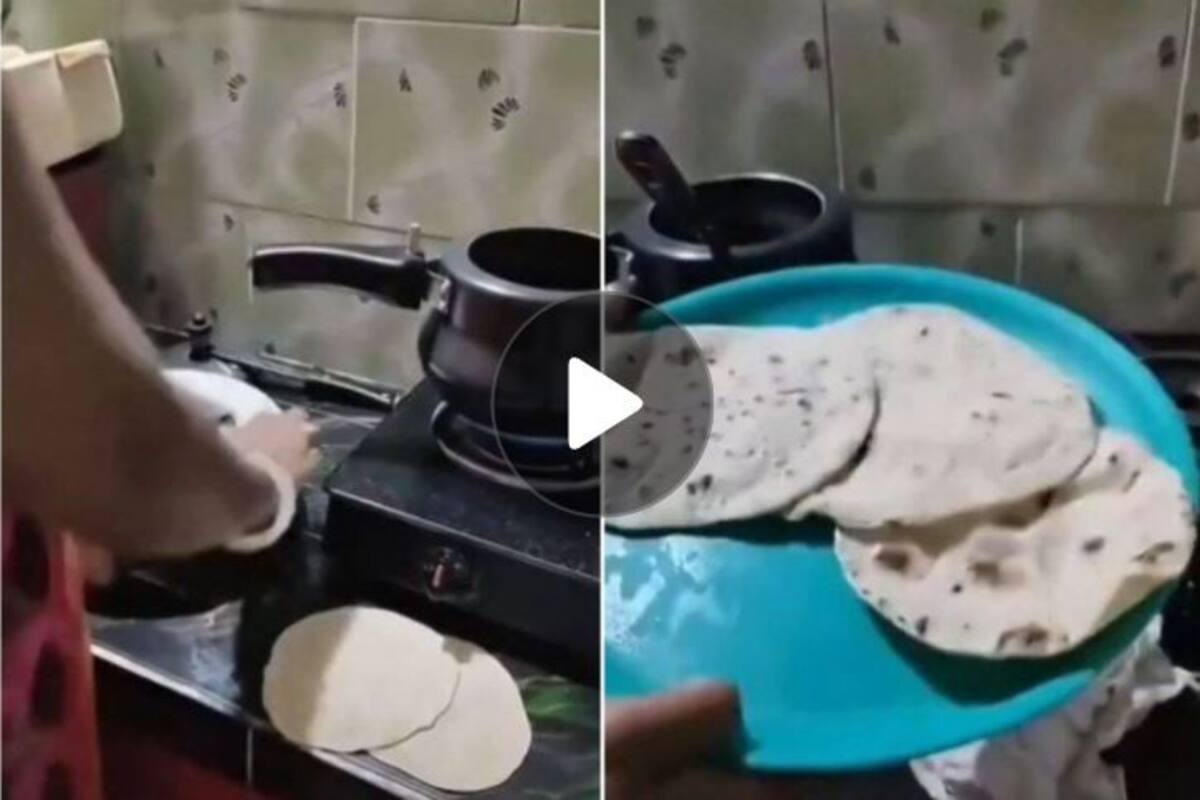 Making Rotis, Roti Fry Pan