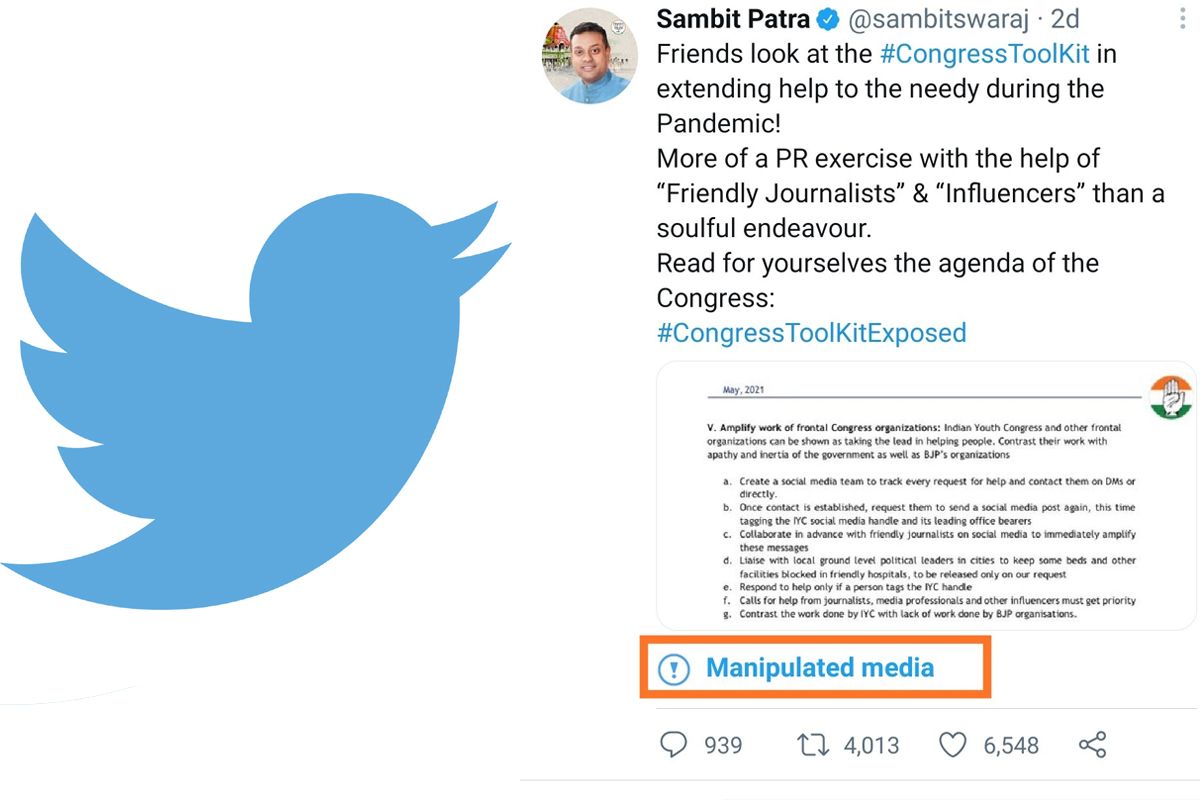 ‘Toolkit’ Tweets केंद्र सरकार ने ट्विटर से ‘तोड़मरोड़ कर पेश किए गए