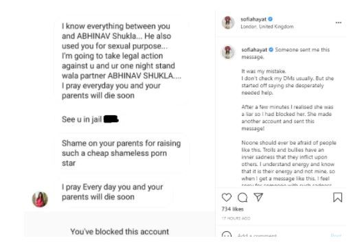 Sofia Hayat Gives Back To Troll