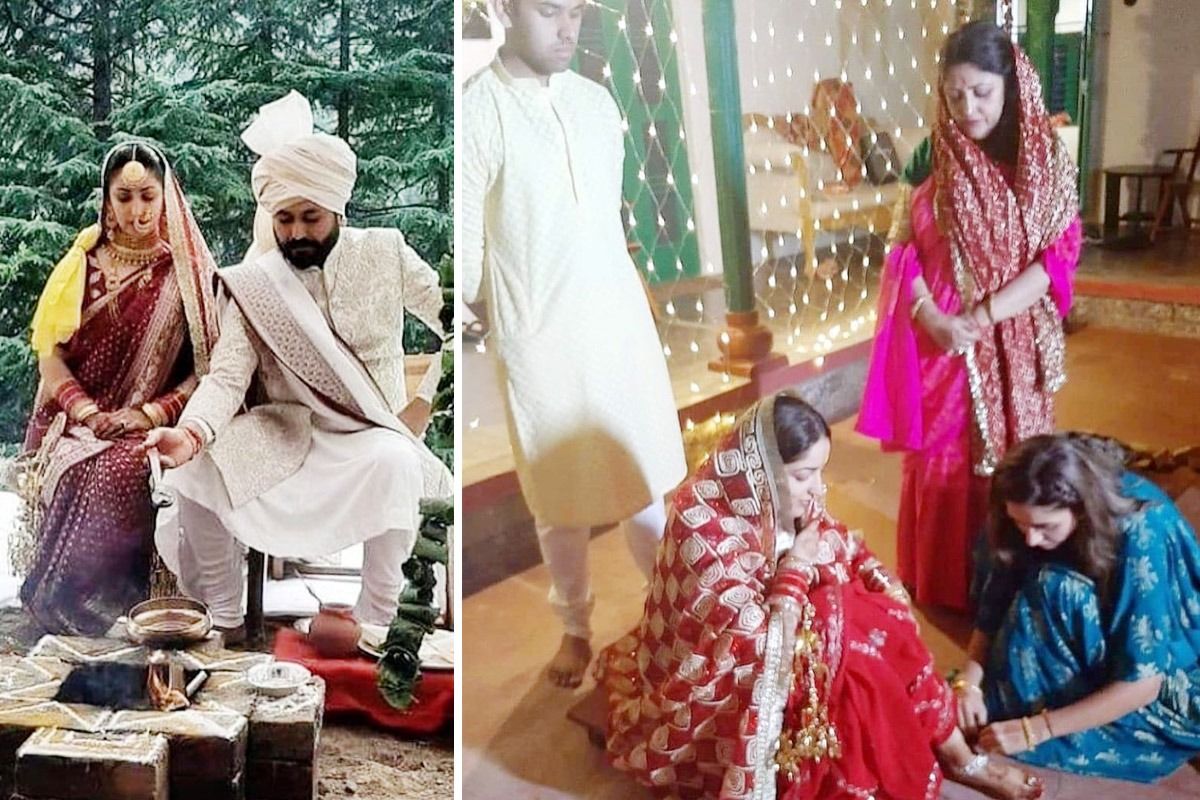 Yami Gautam-Aditya Dhar Unseen Wedding Pictures Go Viral, Couple Performs Wedding Rituals