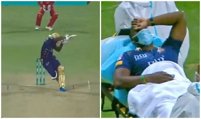 VIDEO: Andre Russell Cops a Nasty Blow, Gets Stretchered Off During PSL Game Between Islamabad United vs Quetta Gladiators