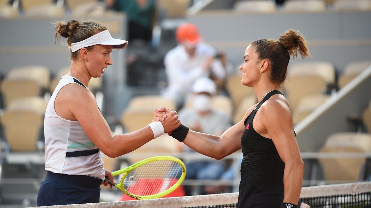 Tennis Barbora Krejcikova Beats Maria Sakkari tp Reach 1st Grand Slam Final vs Anastasia Pavlyuchenkova French Open 2021 Results Indiacom sports