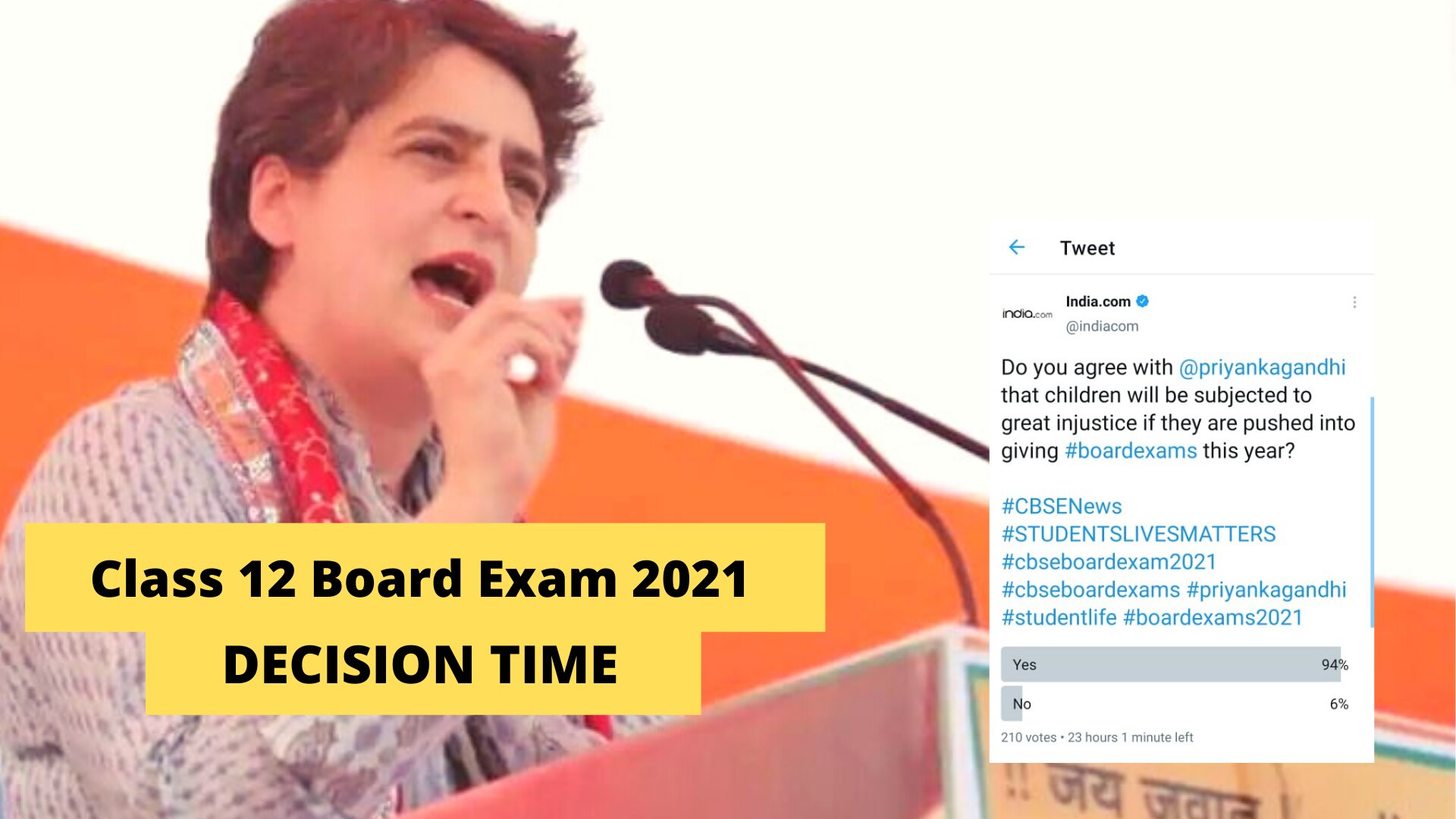 Asking Students To Appear For Exams Amid Covid is Great Injustice, Says Priyanka Gandhi. What Do You Think?
