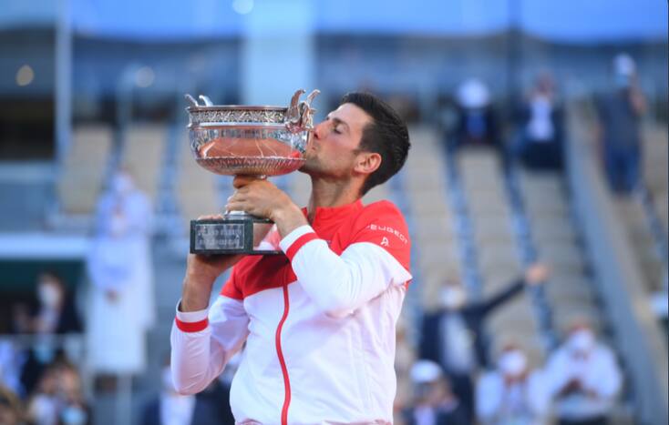 French Open 2021 पर कब्जा कर चार ग्रैंड स्लैम को कम से कम दो बार जीतने वाले ओपन ऐरा के पहले खिलाड़ी बने जोकोविच