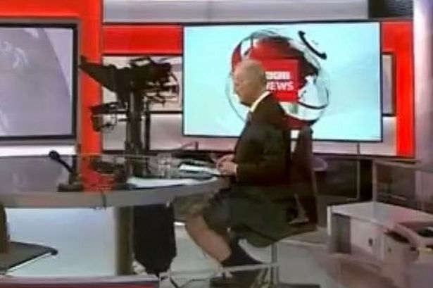 Watch: BBC Anchor Caught On Air Wearing Shorts Under Desk. Viral Video Leaves Twitter in Splits