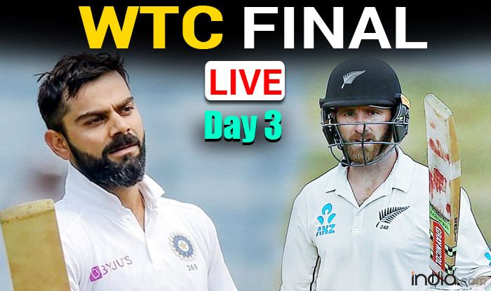 NZ 101/2 at STUMPS vs IND (217) MATCH HIGHLIGHTS WTC Final Test India vs New Zealand Cricket Streaming Online Hotstar JIOT Indiacom Ishant Conway