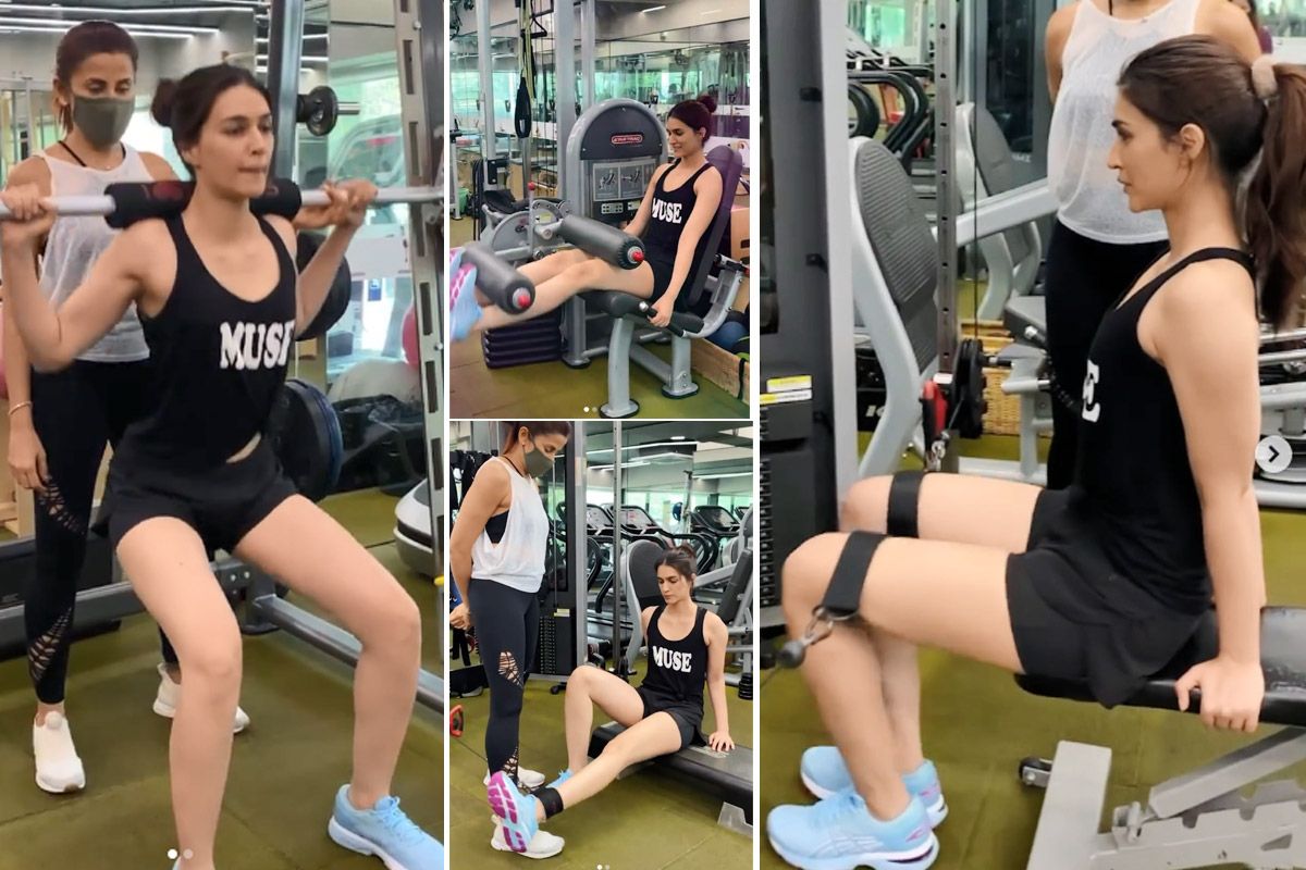 Kriti Sanon workout photos