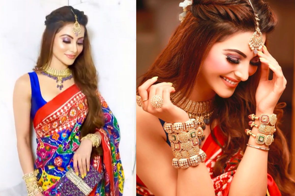 Urvashi Rautela in Rs 4 Lakh Vibrant Patola Saree Spreads Colourful Cheer