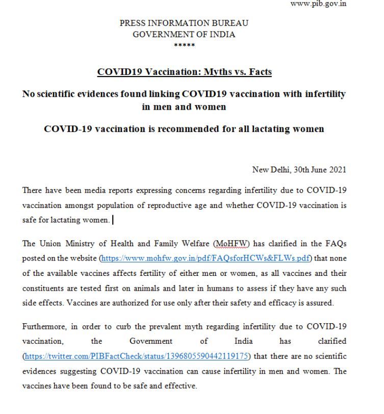 COVID-19 Vaccination: Myths vs. Facts