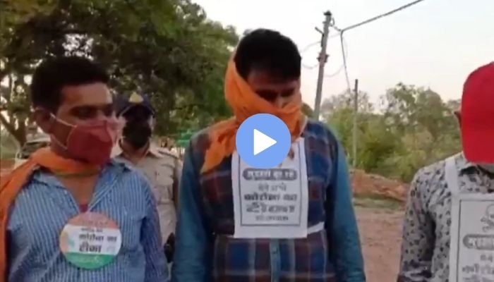 WATCH: MP Police Honours Vaccinated People With 'I'm a Patriot' Badges and Pastes Shame Posters on Others
