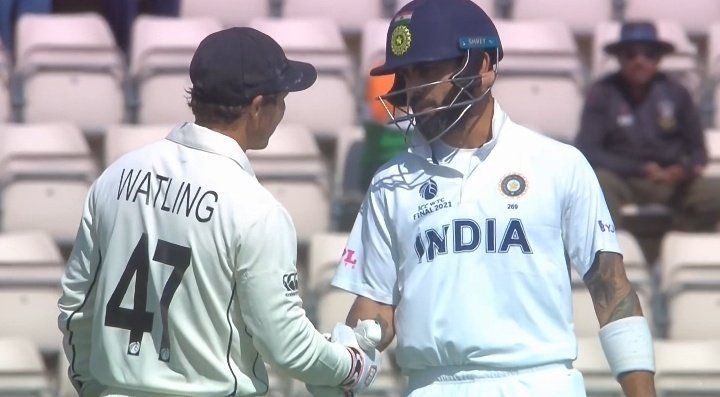 WTC Final: Virat Kohli's Gesture Towards BJ Watling Before Start of Play Wins Heart | WATCH VIDEO