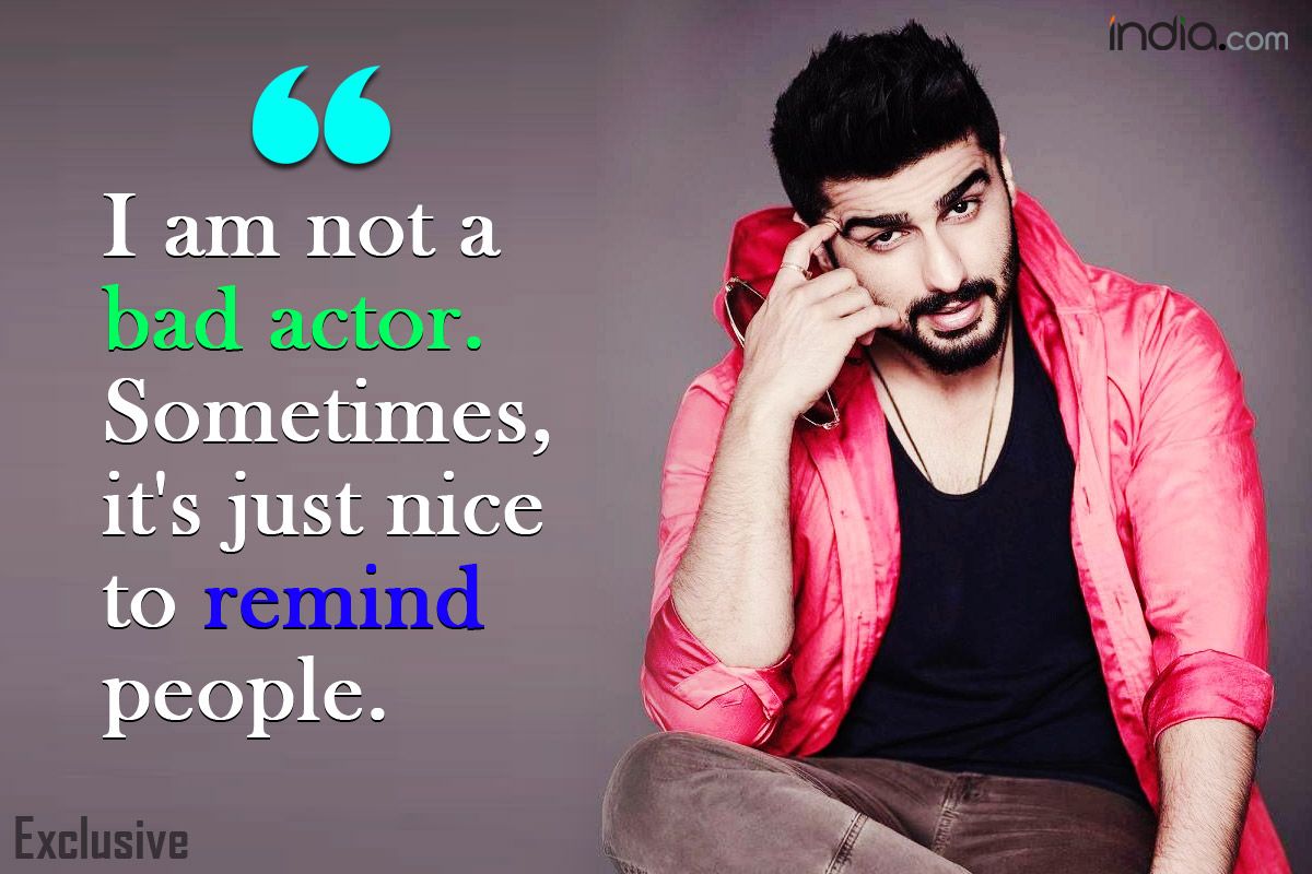 Arjun Kapoor In The Weekend Interview: I Am Not A Bad Actor | Exclusive