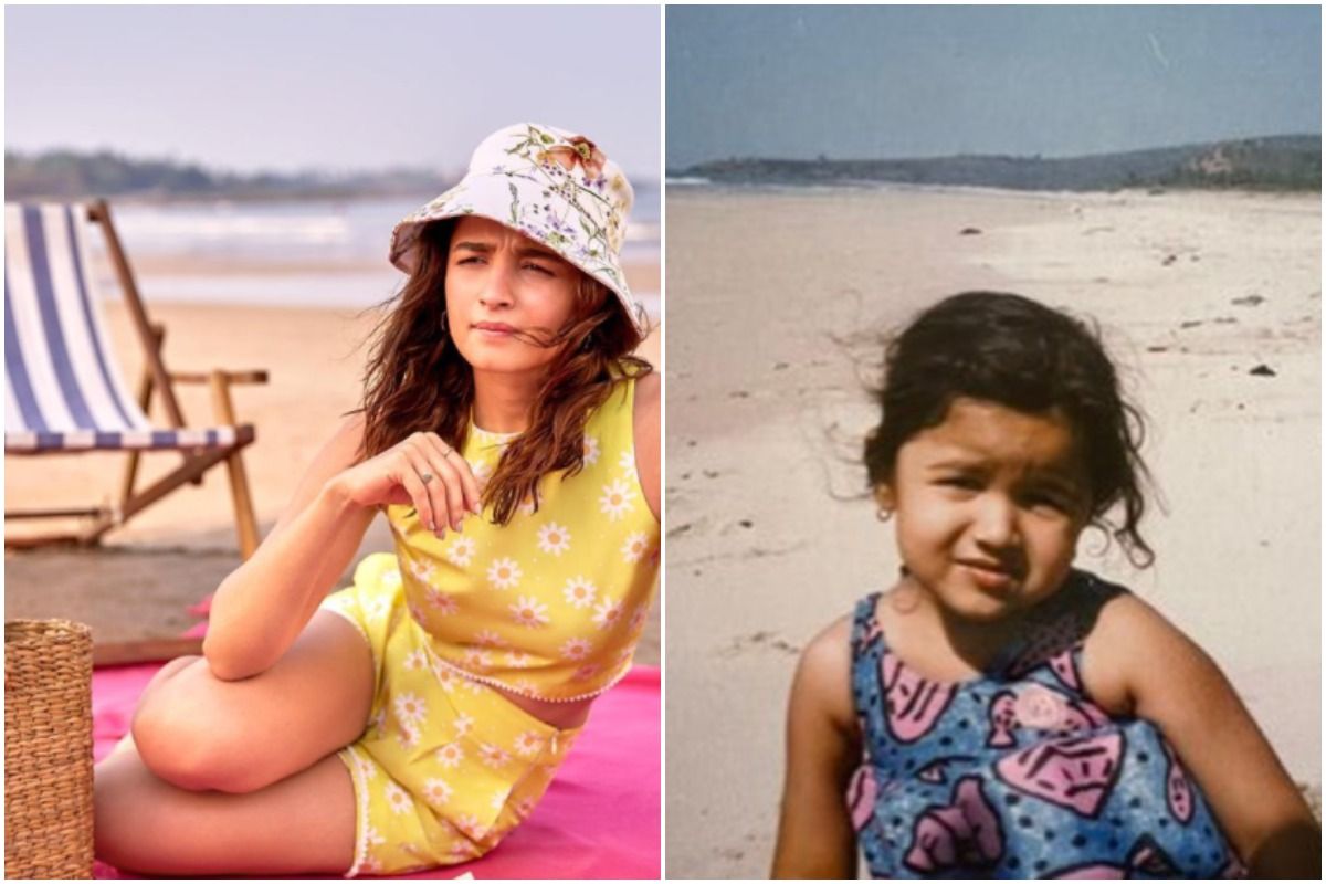 Alia Bhatt Shares Her Then-And-Now Pictures From Beach, Mumma Soni ...