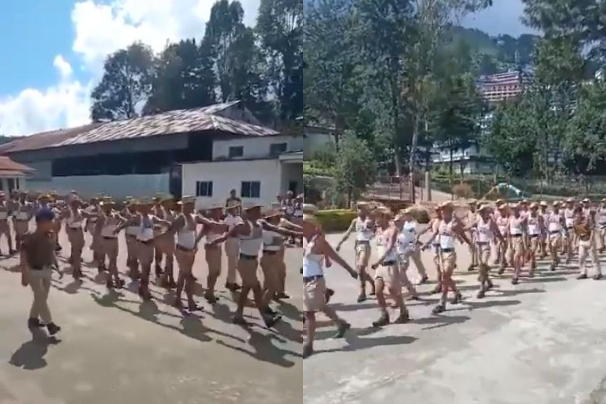 Viral Video: Nagaland Policemen Parade to the Tune of Hindi Classic ‘Dhal Gaya Din’ | WATCH