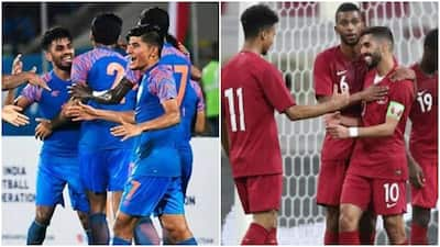 Highlights IND vs QAT Updates FIFA World Cup Qualifiers: Qatar Beat 10-Man  India 1-0