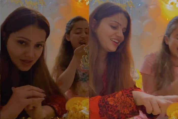 Rubina Dilaik Celebrates Wedding Anniversary With Fans, Cuts Cake While Missing Abhinav Shukla- See Decoration