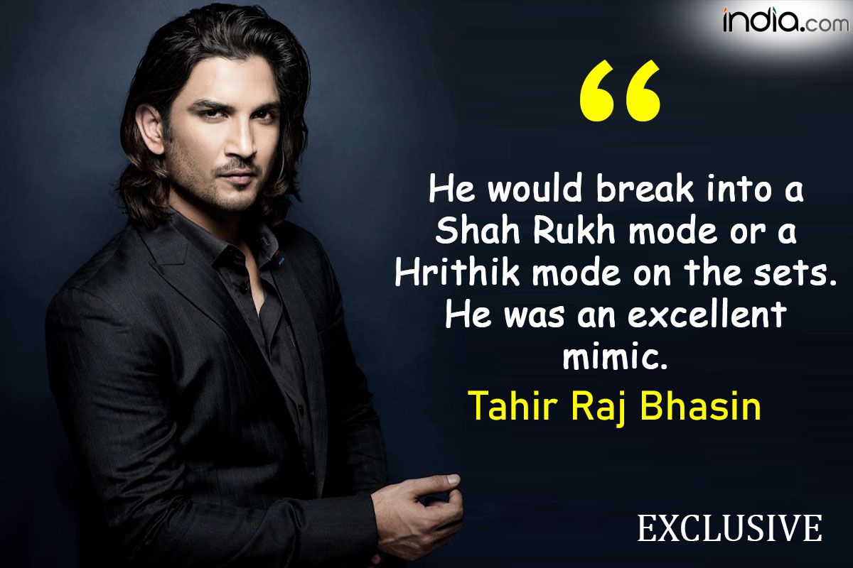 Sushant Singh Rajput Would Break Into Shah Rukh Mode in a Snap: Tahir Raj Bhasin | Exclusive