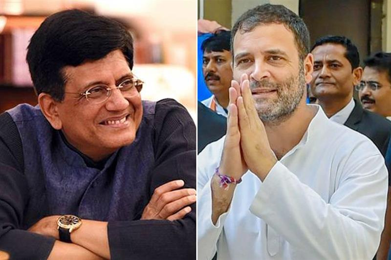 Piyush Goyal to be Leader of House in Rajya Sabha, Rahul Gandhi May Lead Congress in LS: Report